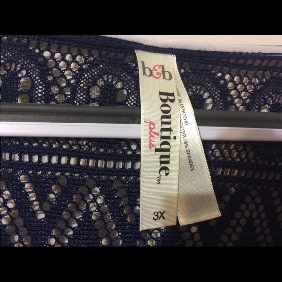 B & B Boutique Striped Colorful Blouse Size 3X - Picture 4 of 11